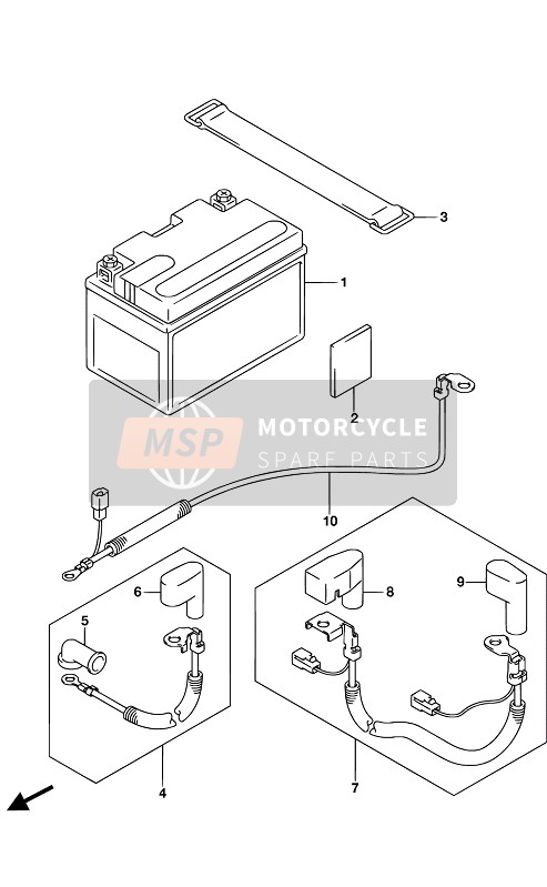 Suzuki UH200A BURGMAN 2017 Batterie pour un 2017 Suzuki UH200A BURGMAN